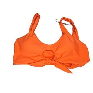 Zaful Peach bikini top with keyhole NWOT Size Large